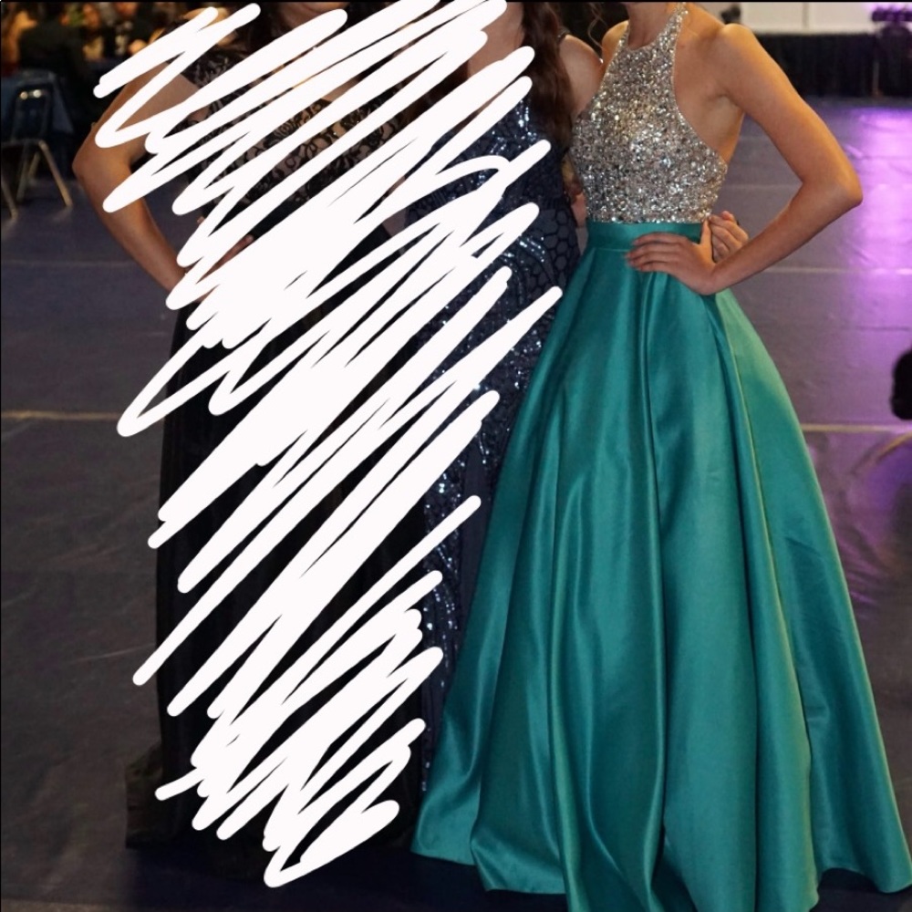 Halter top formal/homecoming/prom dress